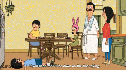 Black And White Drawing Of Feet And Word Die GIF