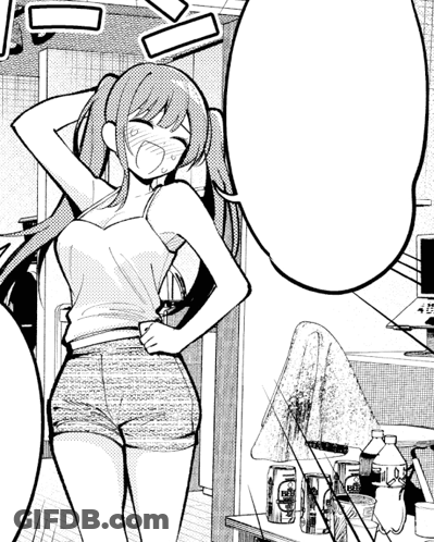 Black And White Drawing Of Girl Saying Oh Man I Like Totally Forgot My True GIF