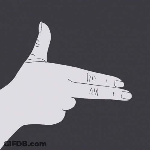 Black And White Drawing Of Hands Holding Paper GIF