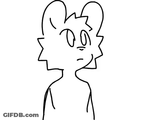 Black And White Drawing Of Person Being Punched GIF