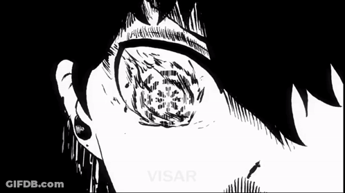 Black And White Drawing Of Tree With Hole GIF
