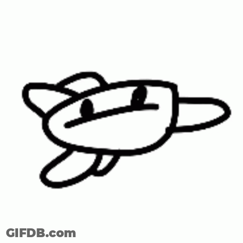 Black And White Drawing Of Turtle With Smiley Face GIF