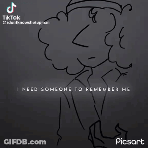 Black And White Drawing Of Two Curly Haired Men GIF