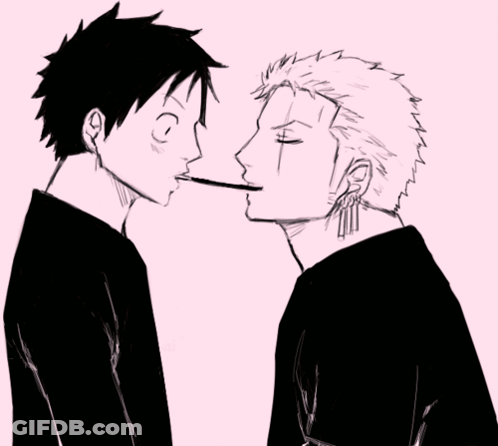 Black And White Drawing Of Two Men Saying Munch Munch GIF