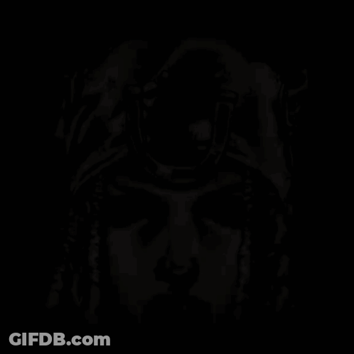 Black And White Drawing Of Woman With Red Eyes And Luca.vg GIF