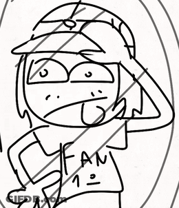 Black And White Drawing Person I Am 1 GIF