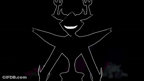 Black And White Drawing Person With Red Circle GIF