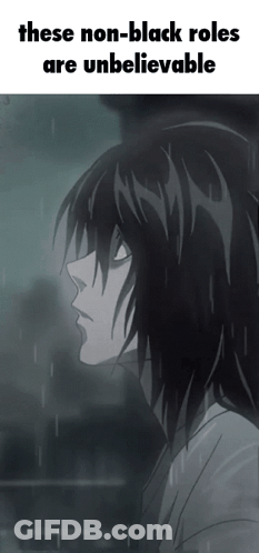 Black And White Drawing These Non-Black Roles Are Unbelievable GIF