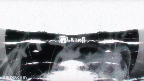 Black And White Face Saying Global GIF