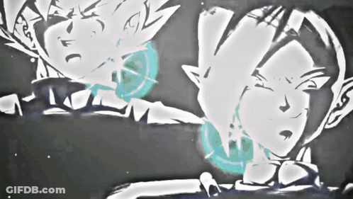Black And White Face With Letter M GIF