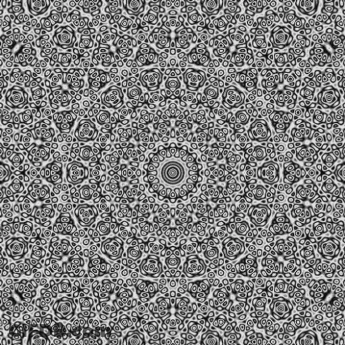 Black And White Fractal GIF