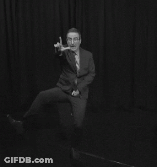 Black And White Getting Sturdy Loser Dance GIF