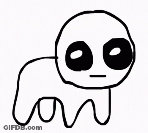 Black And White Ghost With Number 88 GIF