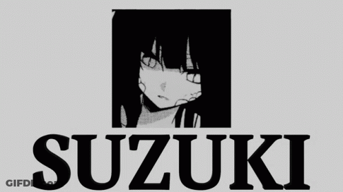Black And White Girl Suzuki GIF