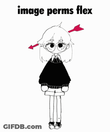 Black And White Girl With Glasses And Arrow In Head GIF