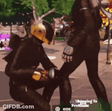Black And White Girl With Red Gloves And Hearts GIF