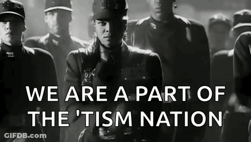 Black And White Group Of People Tism Nation GIF