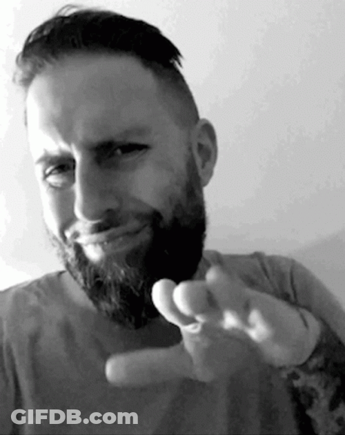 Black And White Guy Meh GIF
