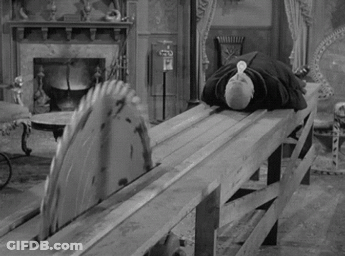 Black And White Horror GIF