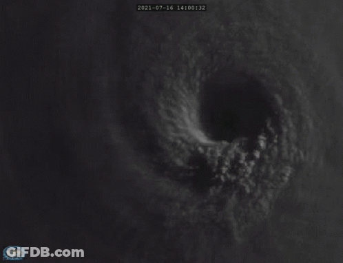 Black And White Hurricane GIF