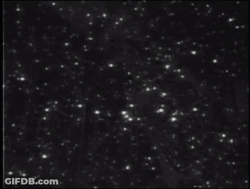 Black And White Image Saying The End GIF