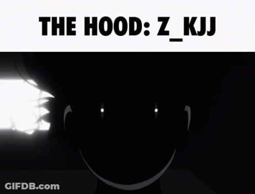 Black And White Image Saying The Hood Z Kjj GIF