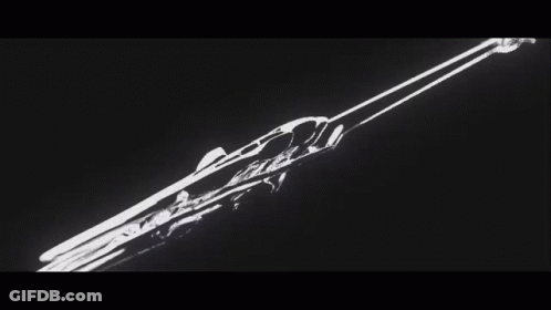 Black And White Image With Word Tru GIF