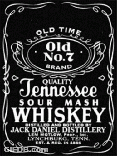 Black And White Jack Daniel's Whiskey Advertisement GIF