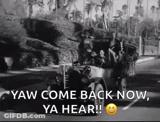 Black And White Jeep Driving Down Road GIF