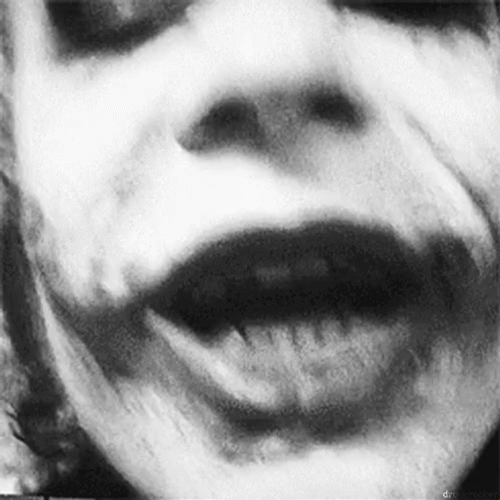 Black And White Joker Laughing GIF