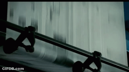 Black And White Machine With A GIF