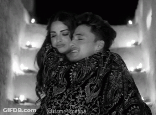 Black And White Man And Woman Itsme Snehaa GIF