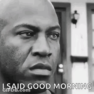 Black And White Man At Door GIF