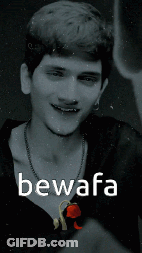 Black And White Man Bewafa GIF