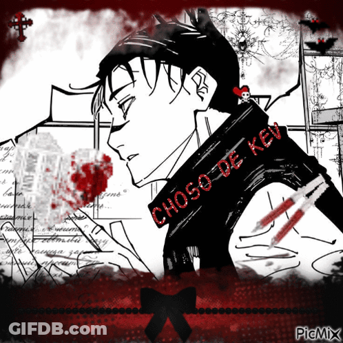 Black And White Man Choso De Key GIF