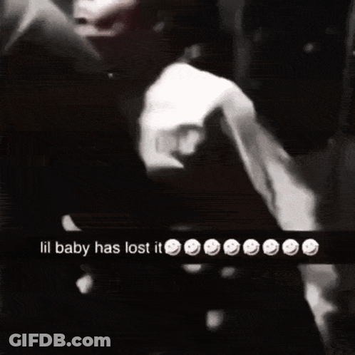 Black And White Man Dancing Lil Baby Has Lost It GIF