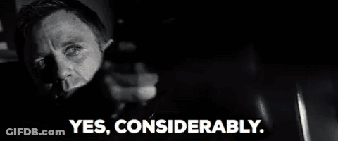 Black And White Man Holding Gun Yes, Considerably GIF