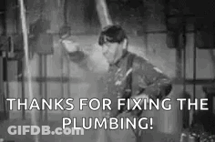 Black And White Man Holding Hammer GIF