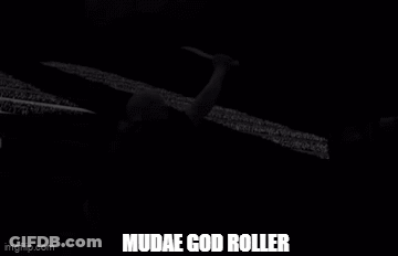 Black And White Man Holding Knife Mudae God Roller GIF