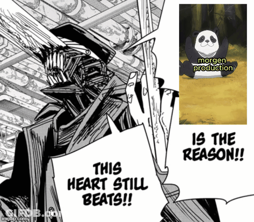 Black And White Man Holding Sword This Heart Still Beats GIF