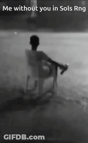 Black And White Man In Chair Me Without You Sols Rng GIF