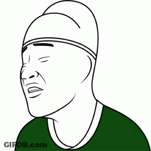 Black And White Man In Green Shirt And Hat GIF