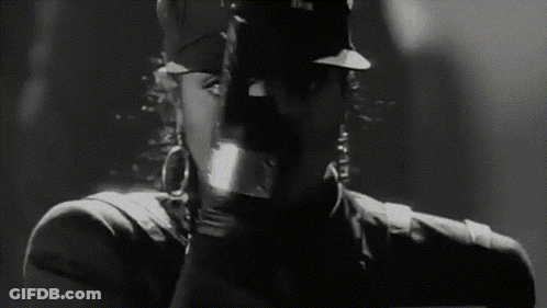 Black And White Man In Hat And Sunglasses With Letter S GIF