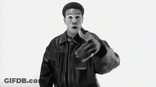 Black And White Man In Leather Jacket GIF