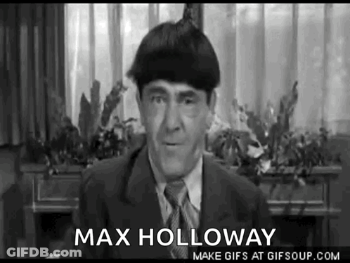 Black And White Man In Suit And Tie Max Holloway GIF
