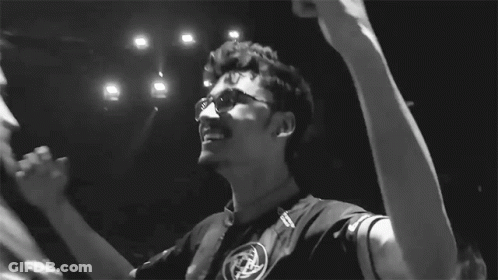 Black And White Man In Sunglasses Laughing GIF