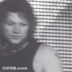 Black And White Man In Tank Top GIF