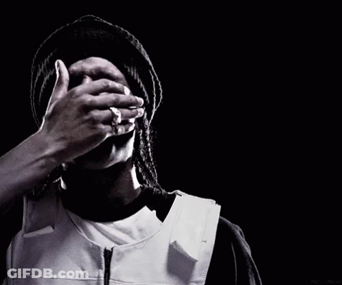 Black And White Man In White Vest GIF