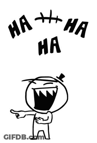 Black And White Man Laughing Ha Ha Ha GIF