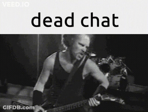 Black And White Man Playing Guitar Dead Chat GIF